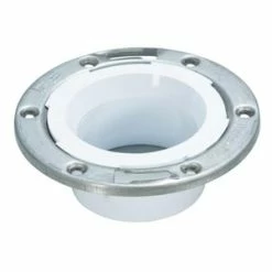 Discount 🧨 Water-Tite Flush Tite 3 x 4 in. Stainless Steel PVC Adjustable Closet Flange 😀