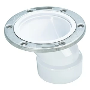 Best Sale 🌟 Water-Tite 3 - 4 in. PVC Offset Closet Flange with Adjustable Metal Ring 😍