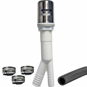 Coupon 😉 Lincoln Products® Air Gap in Brushed Nickel and 7/8 in. Dishwasher Hose Kit Bagged 😀