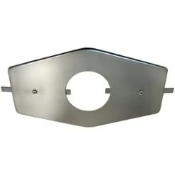 Best Sale 🥰 Lincoln Products® 3-3/4 in. Stainless Steel Single-Handle Repair Plate with Mounting Hardware in Polished Chrome ⌛