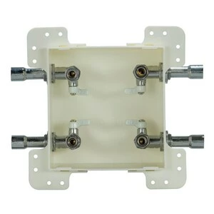 Buy 👍 Water-Tite 7-7/8 x 3-1/2 x 8 in. Utility Kitchen Supply Box with 4-Valve 🎁