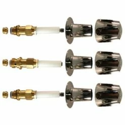 Budget ✔️ Lincoln Products® 3 Handle Valve Metal Rebuild Kit for Arrowhead in Polished Chrome ✔️