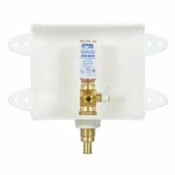 Discount 💯 Water-Tite 8-1/4 in x 7-5/16 in x 3-1/2 in Ice Maker Brass PEX connection Supply Box 👏